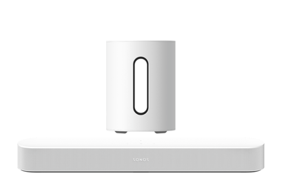 Sonos Entertainmentset met Beam Gen 2 en SUB Mini (wit)