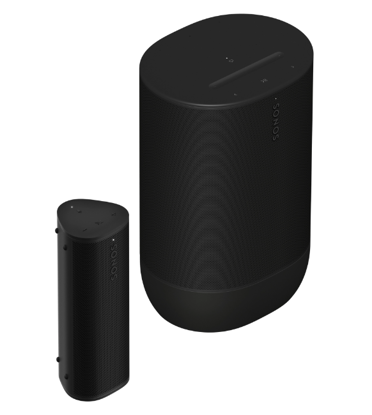 Sonos Draagbare set met Move 2 en Roam 2 (zwart)