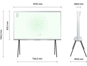 Samsung, The Serif, 65", 65LS01D, Wit