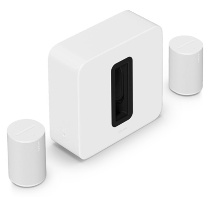 Sonos Sub 4 + 2x Era 100 Wit